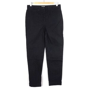 Wilfred Free Women's Black Cotton High Waisted Chino Pants Size 6